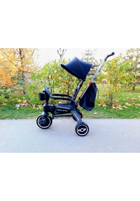 Велосипед складной трехколесный детский HOP - JETCAТ черный